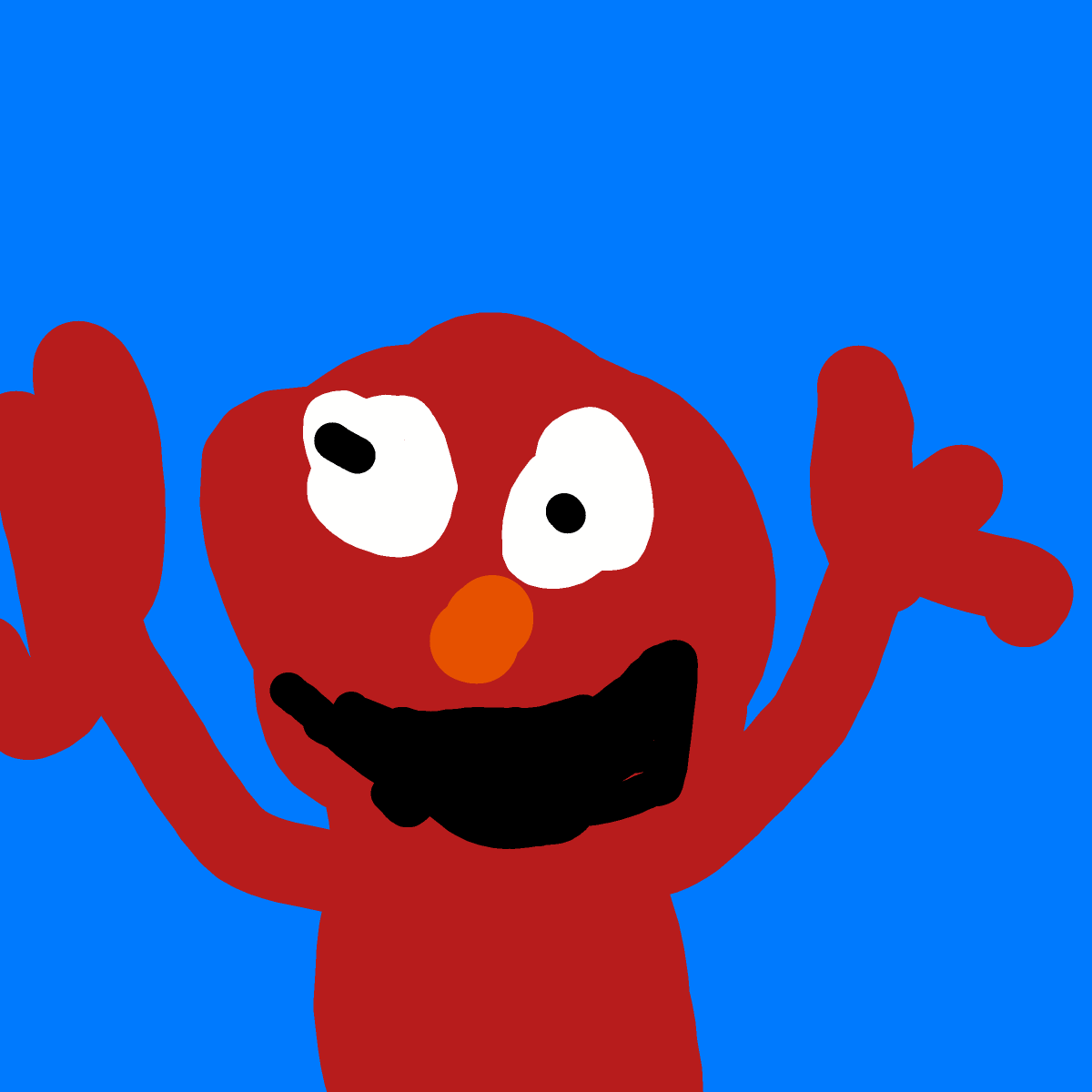 Elmo drawing by Dyllie