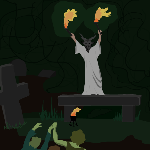 Necromancer drawing by firecracker