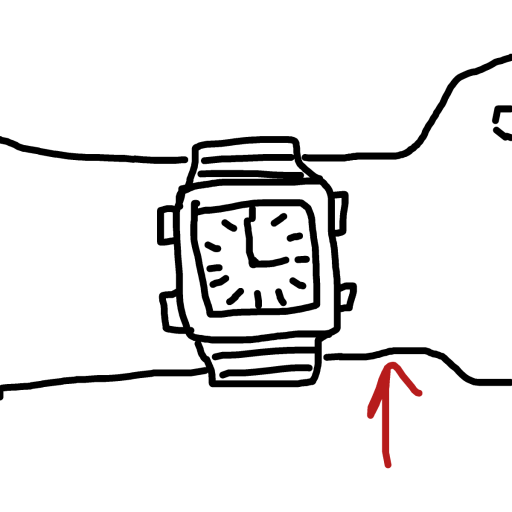 Wrist drawing by drewbenruben