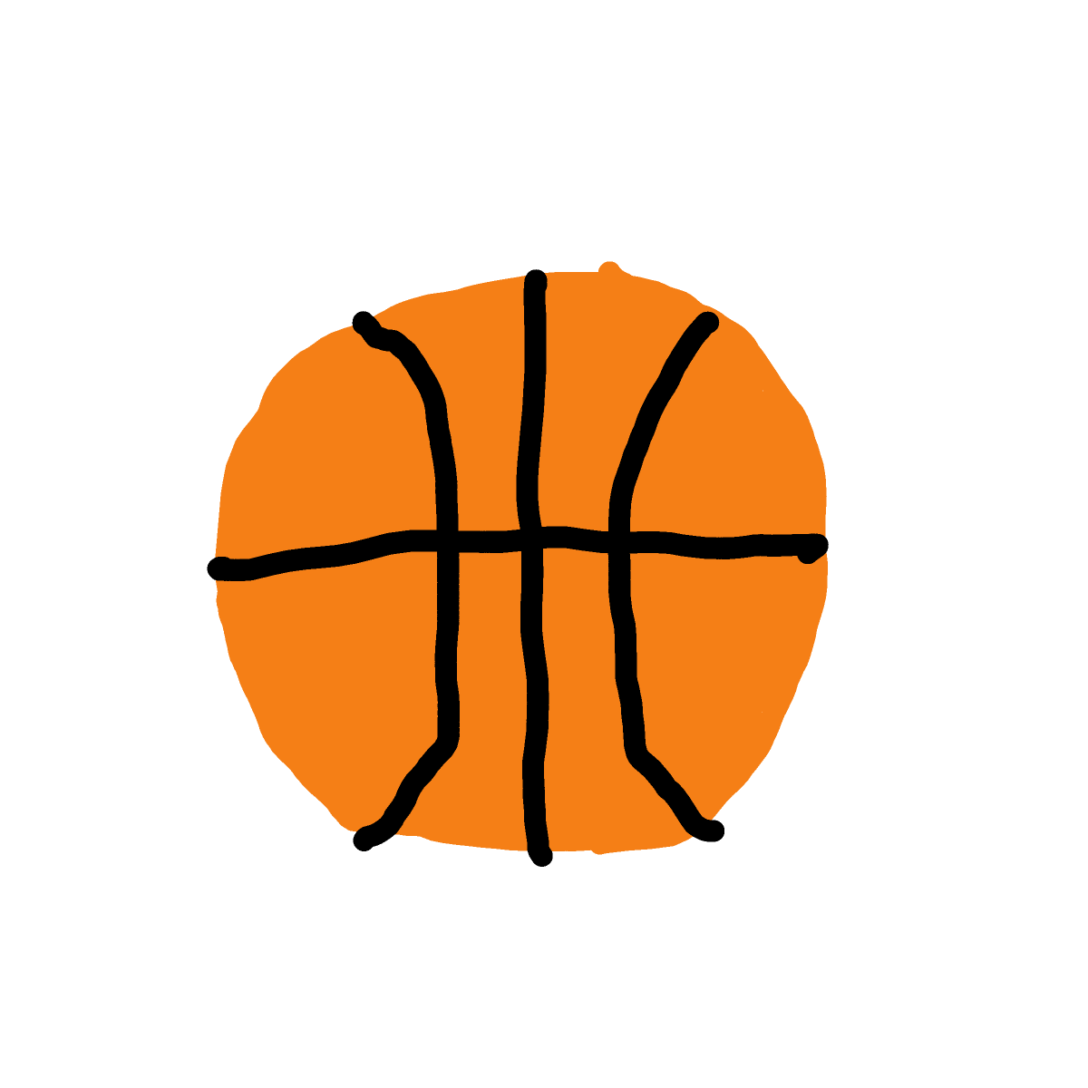 Basketball drawing by noble-deep-sketch
