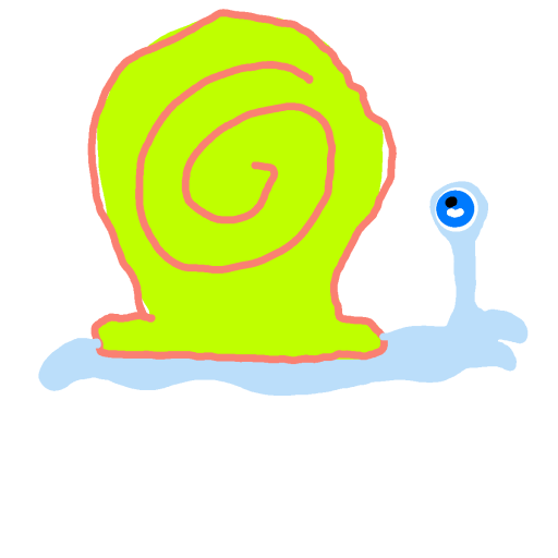 Snail drawing by SodaNight