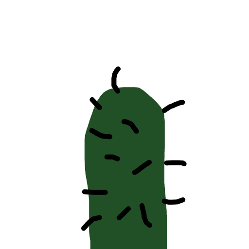 Cactus drawing by bia