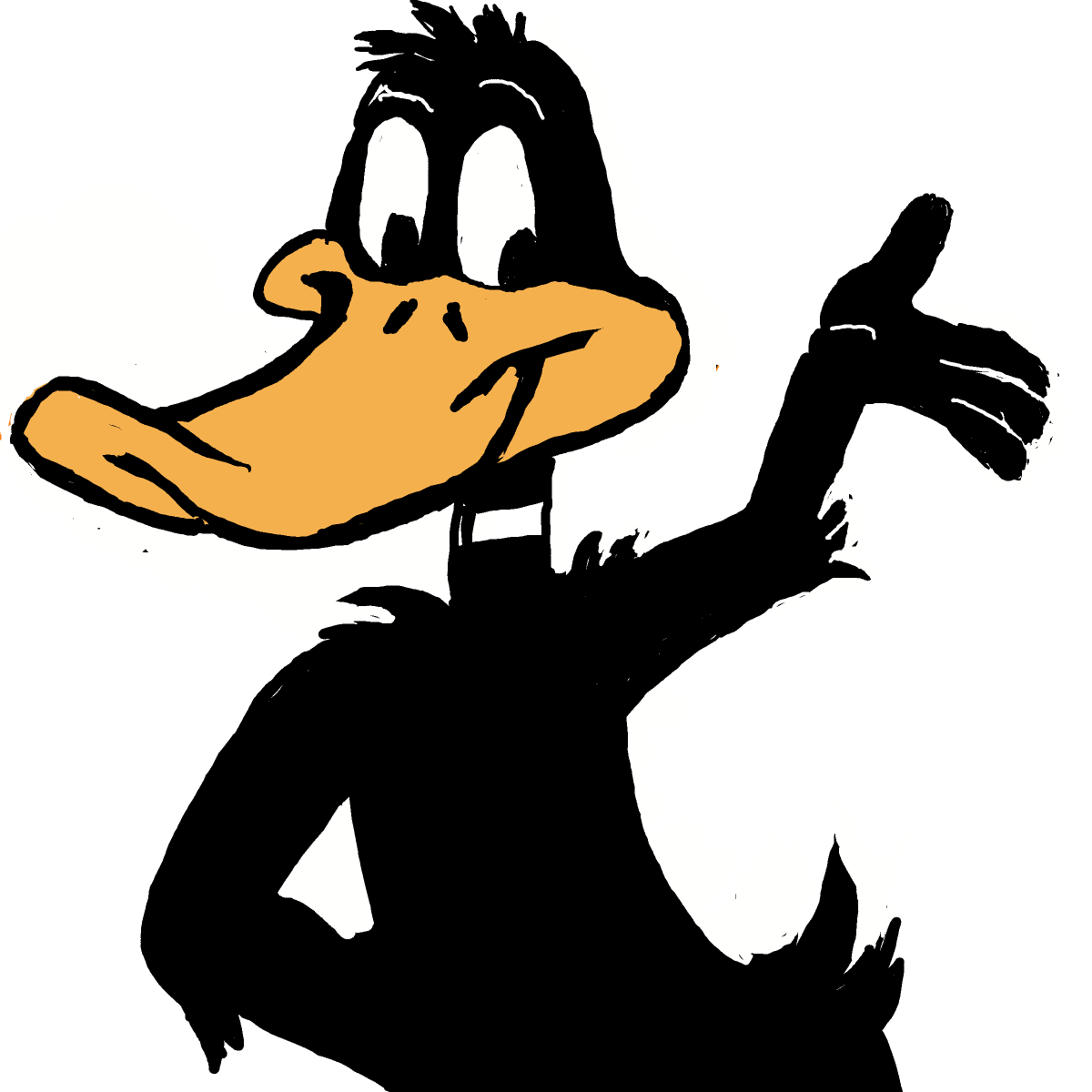 Daffy Duck drawing by manders