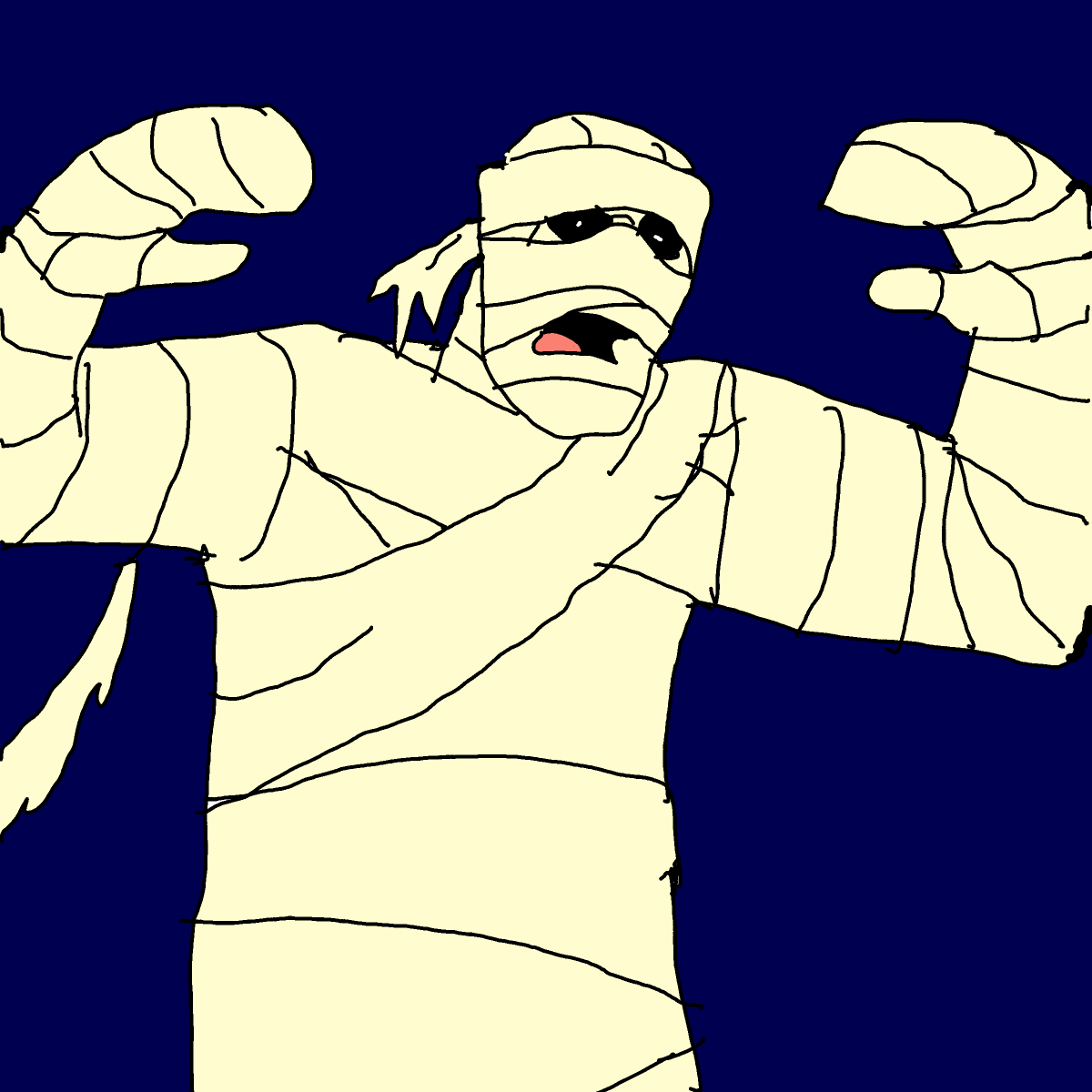 Mummy drawing by Guardianoflives