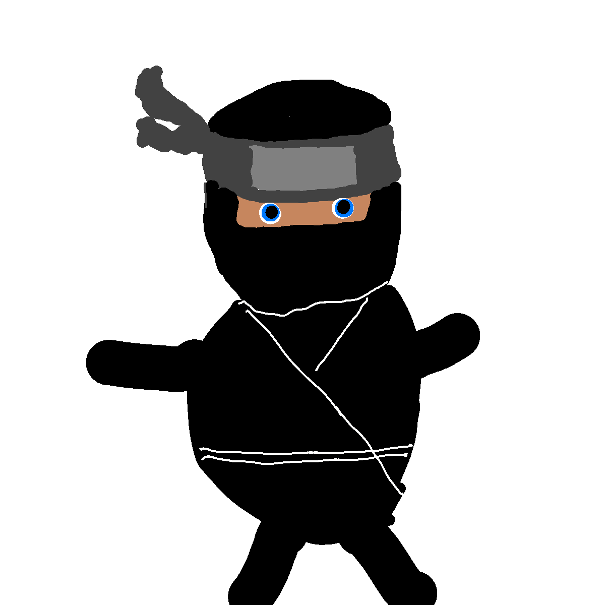 Ninja drawing by SodaNight