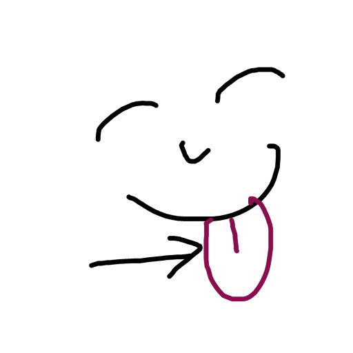 Tongue drawing by princess fiona