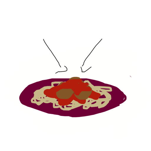 Meatball drawing by madsblazin