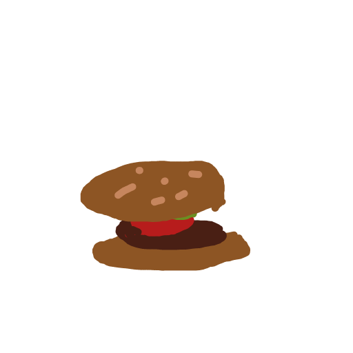 Burger drawing by clay-mega-force