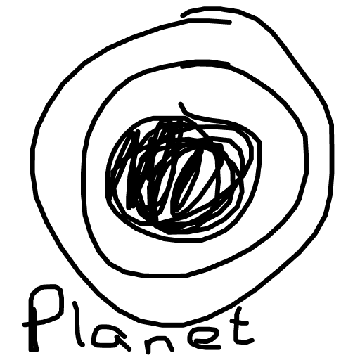Saturn drawing by kim