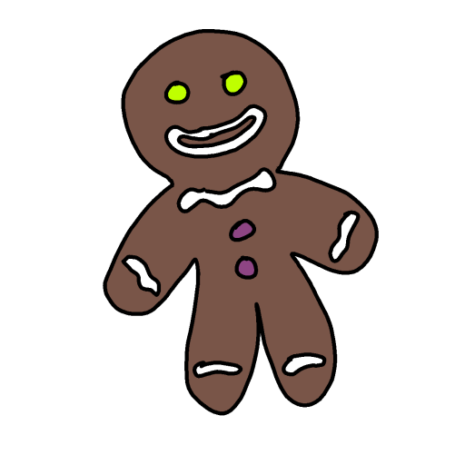 Gingerbread drawing by conn0rr