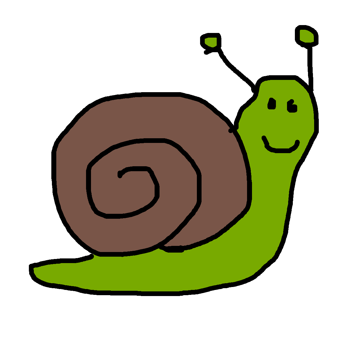 Snail drawing by mikestam195
