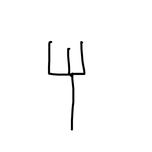 Fork drawing by blue-alpha-rogue