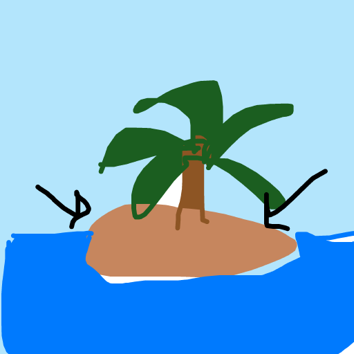 Island drawing by light-jade-pride