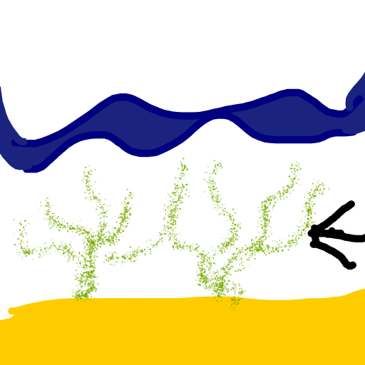 Seaweed drawing by aqua-hyper-doodler