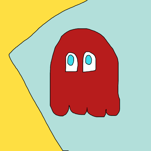 Pac-Man drawing by krissywissy
