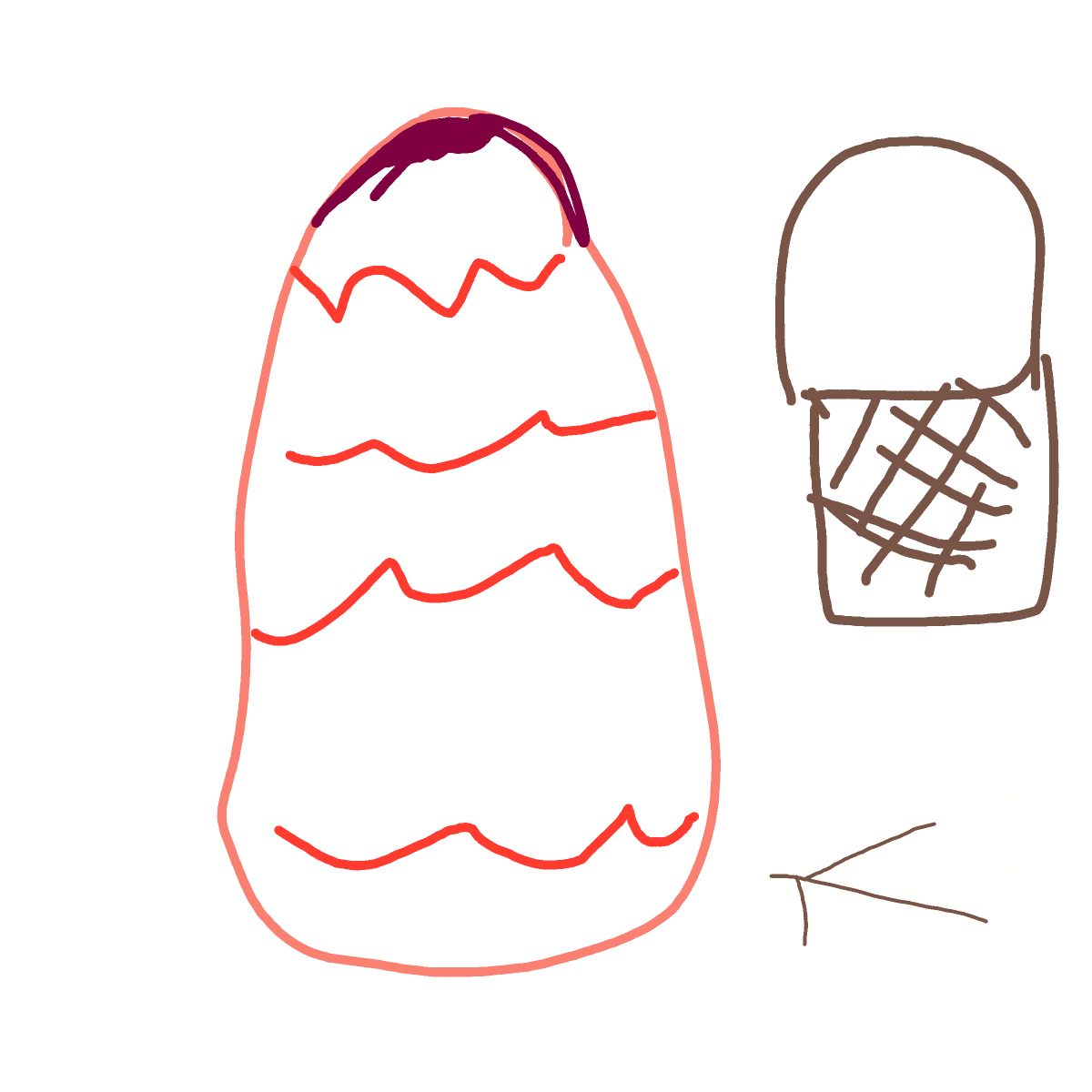 Easter Egg drawing by coal-mild-peace