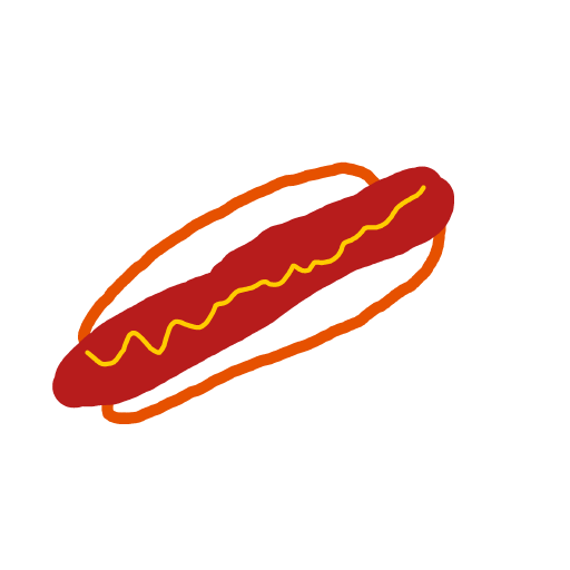 Hot Dog drawing by ishak