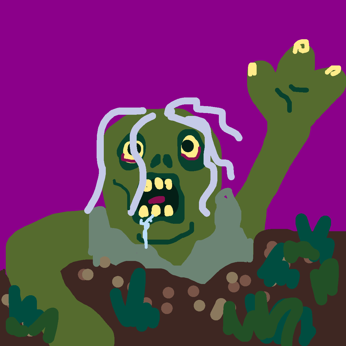 Zombie drawing by knoxy