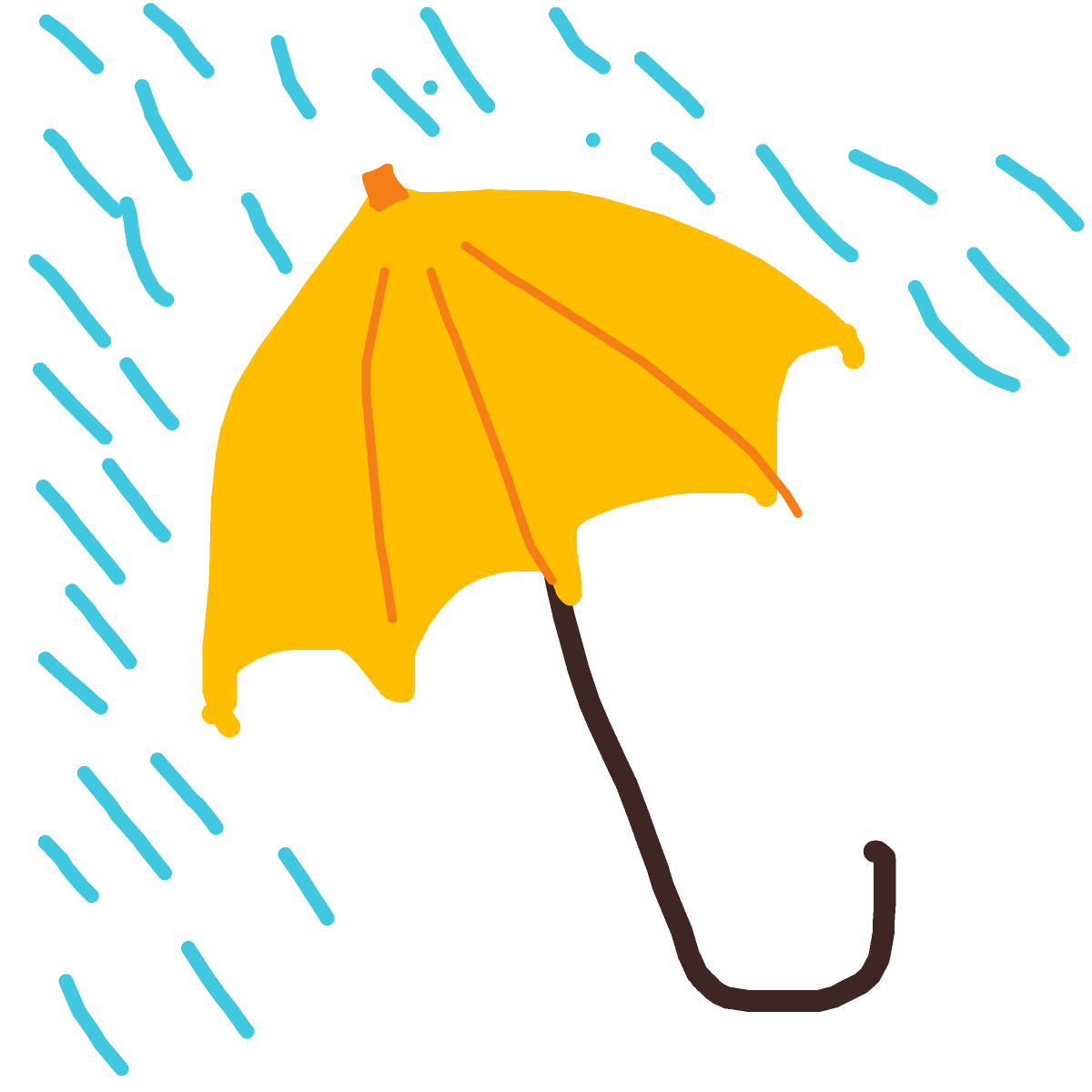 Umbrella drawing by rowan