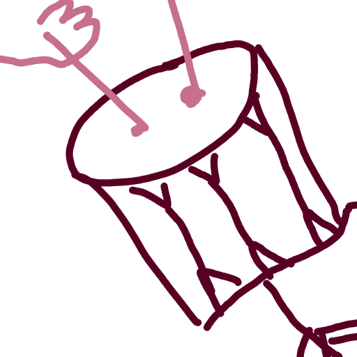 Drum drawing by coal-mild-peace