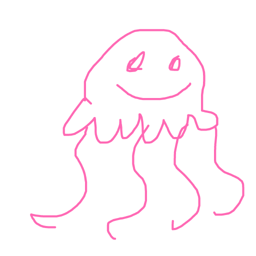 Jellyfish drawing by solar-deep-valor