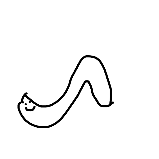 Worm drawing by zz the besty