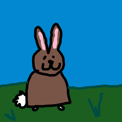 Rabbit drawing by Toni27