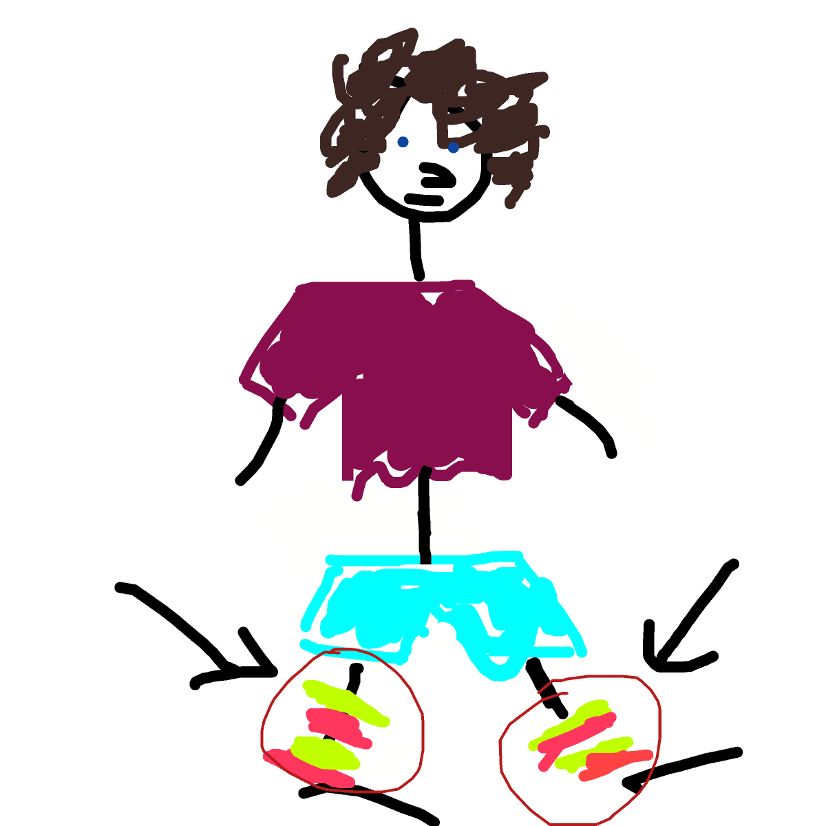 Leg Warmers drawing by moofert doofert