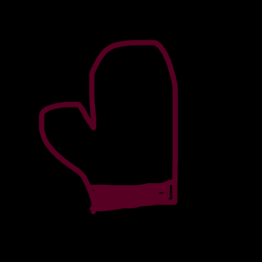 Mitten drawing by misha
