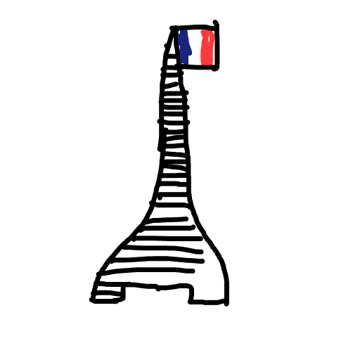Eiffel Tower drawing by stefan1207