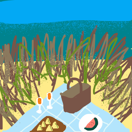Picnic drawing by knoxy