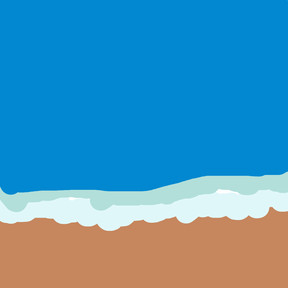 Beach drawing by wind-fresh-wheel