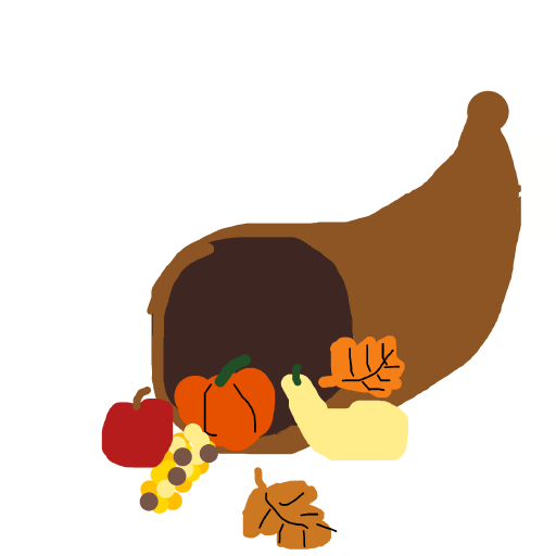 Cornucopia drawing by brush-star-site