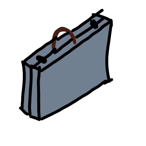 Suitcase drawing by sonic-bold-major