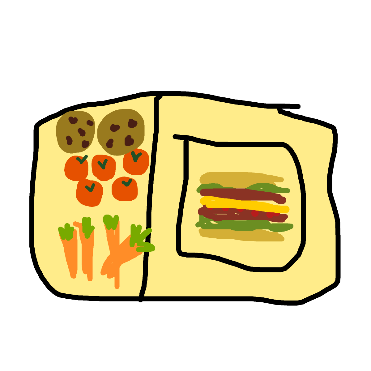 Lunchbox drawing by great-fresh-style