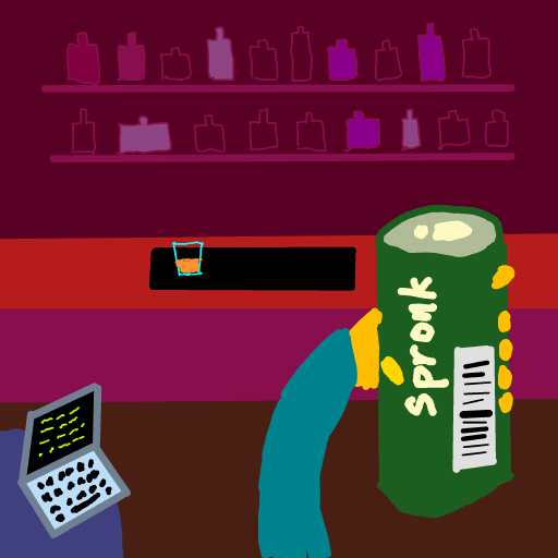 Barcode drawing by sandis
