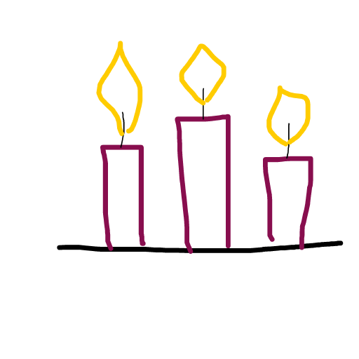 Candles drawing by cyan-bronze-net