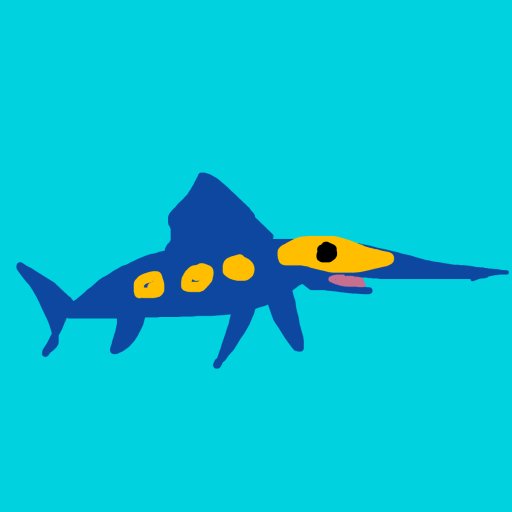 Swordfish drawing by knoxy