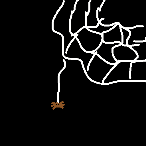 Cobweb drawing by color-olive-web