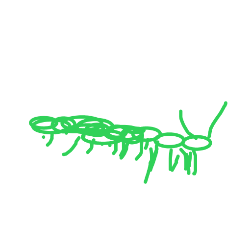 Caterpillar drawing by kurtie