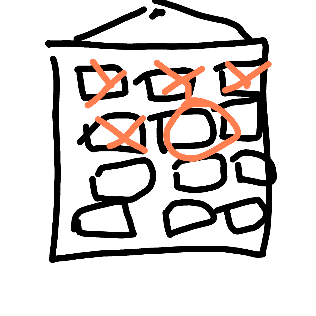 Calendar drawing by wraymachine