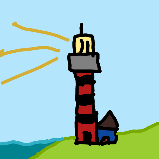 Lighthouse drawing by Toni27