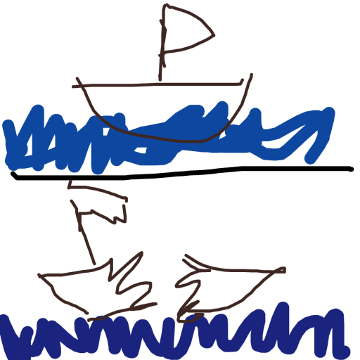 Shipwreck drawing by rare-dark-spire