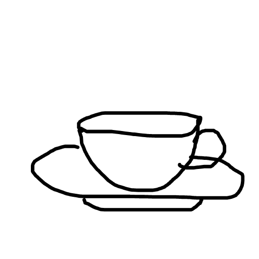 Cup drawing by last-graph-force