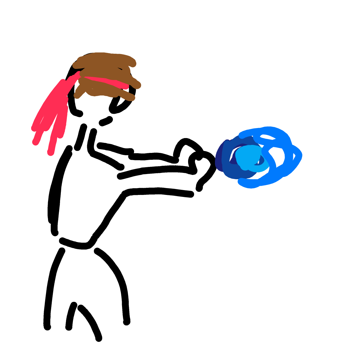 Hadouken drawing by keysofoblivion