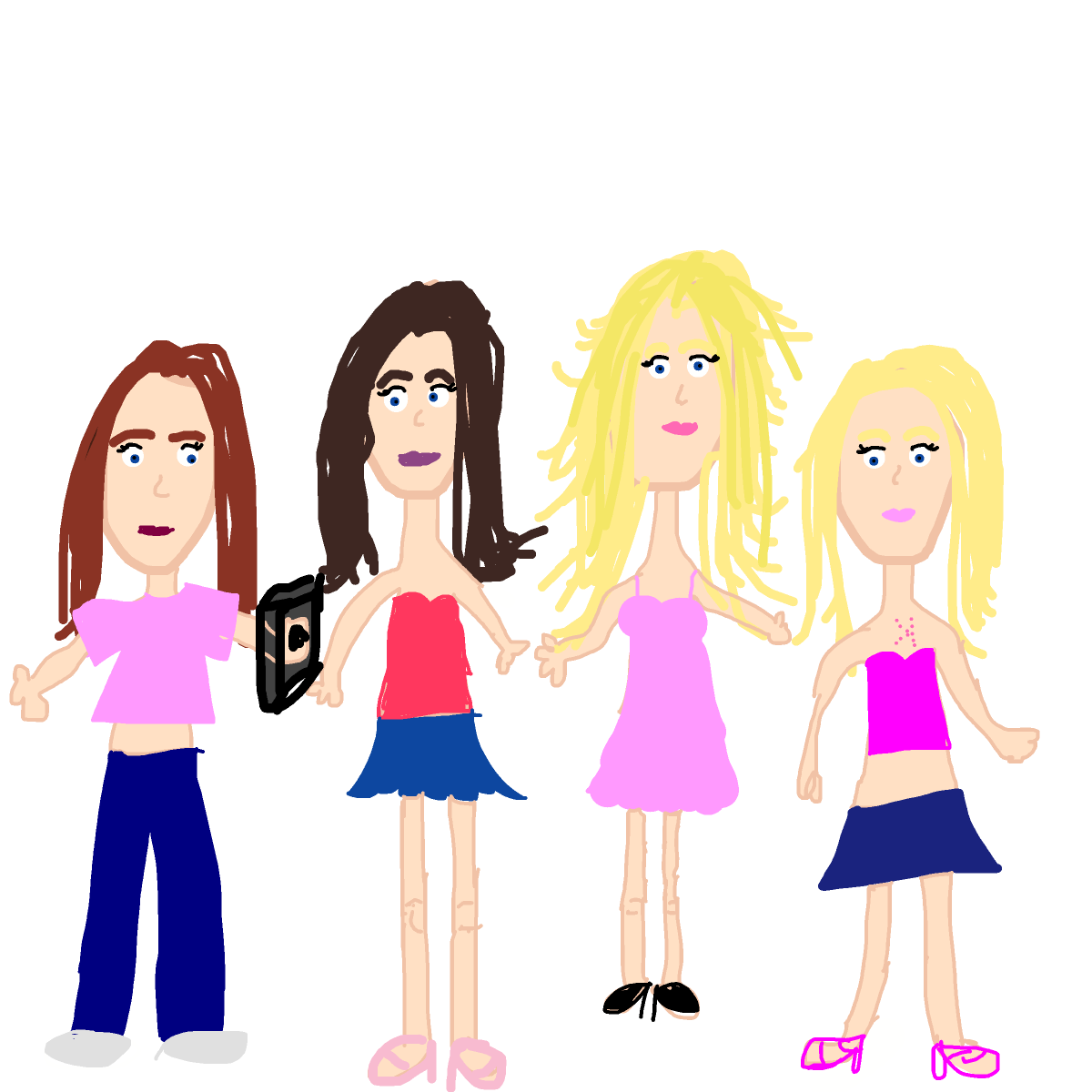 Mean Girls drawing by clear-cyan-drive
