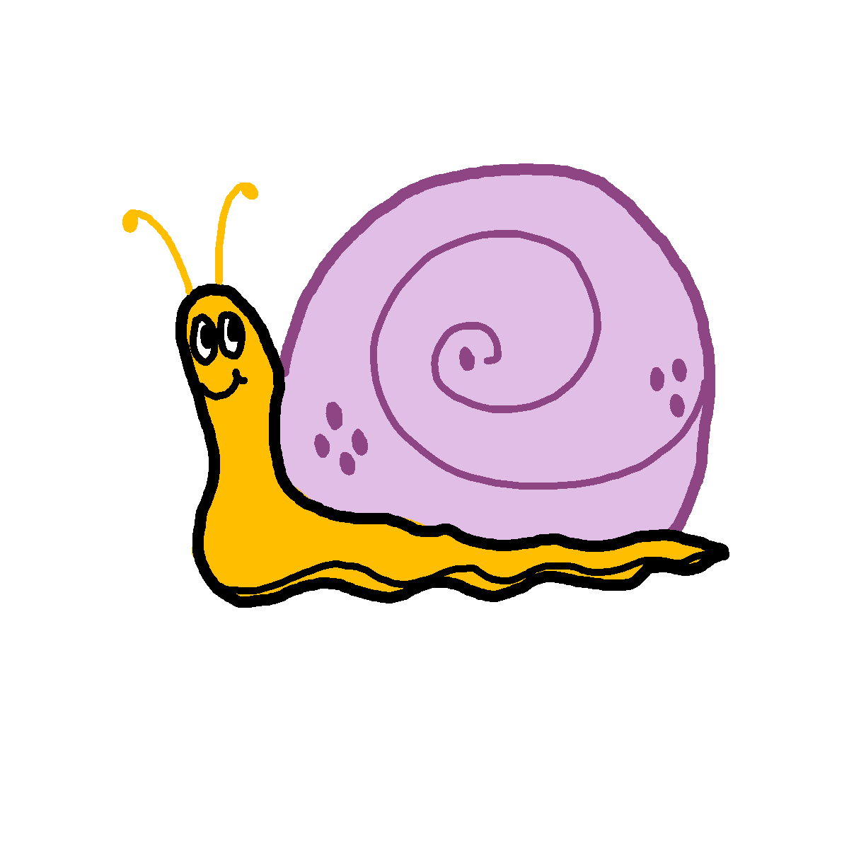 Snail drawing by berry-silver-mind