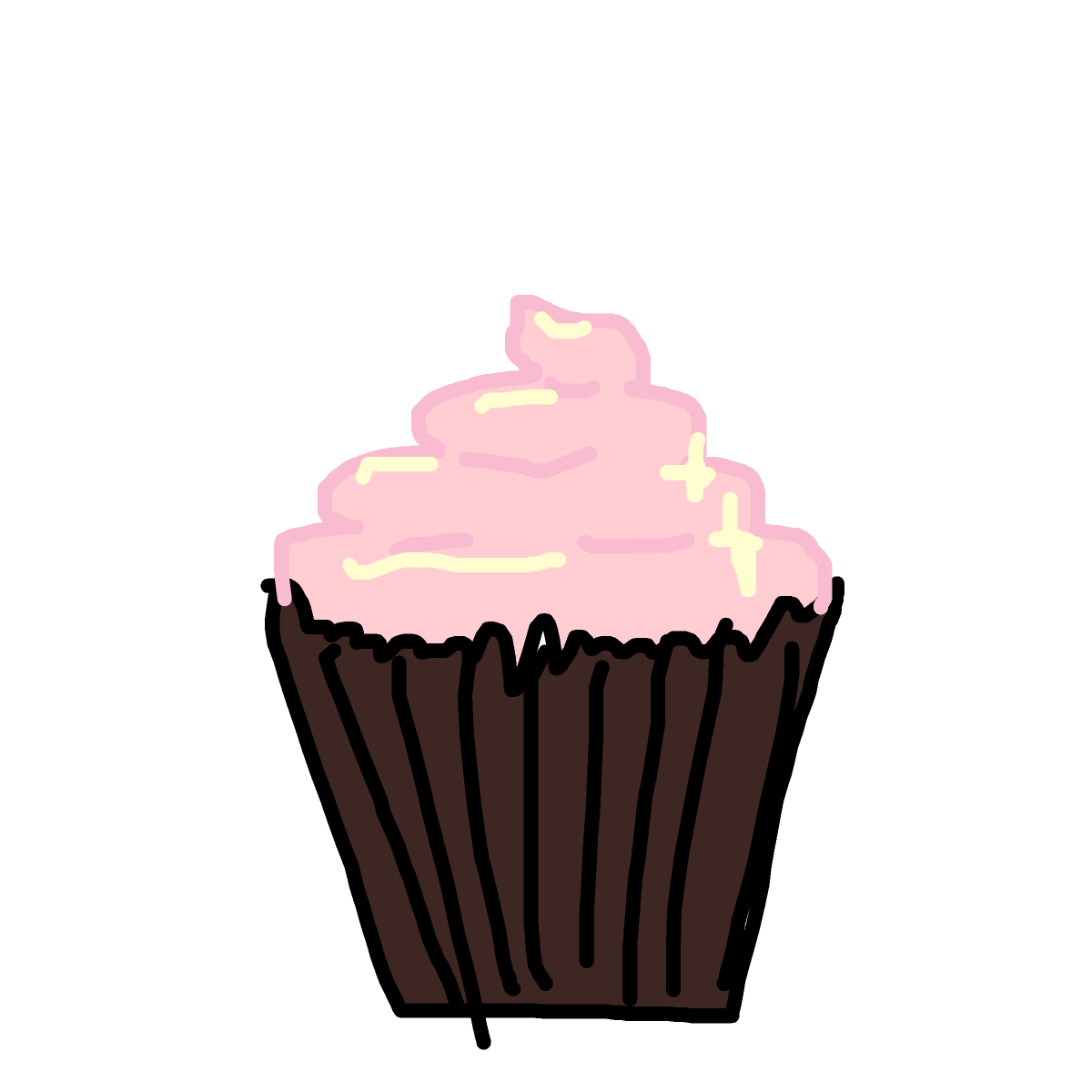Cupcake drawing by katteklatte