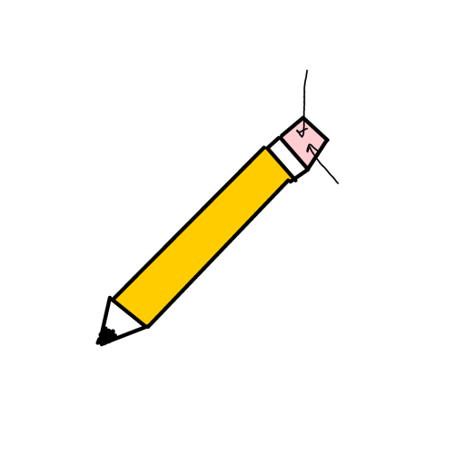 Eraser drawing by ismael