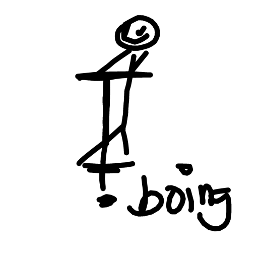 Pogo Stick drawing by aeropuppy